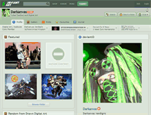 Tablet Screenshot of darkanvas.deviantart.com