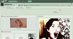 Desktop Screenshot of naughtyarwen.deviantart.com