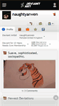 Mobile Screenshot of naughtyarwen.deviantart.com