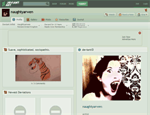 Tablet Screenshot of naughtyarwen.deviantart.com