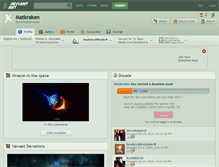 Tablet Screenshot of matkraken.deviantart.com