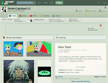 Tablet Screenshot of dimitri-zatchbell-22.deviantart.com