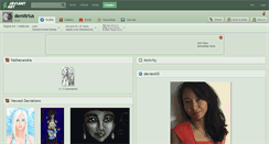 Desktop Screenshot of demitrius.deviantart.com