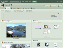 Tablet Screenshot of erosenin18.deviantart.com