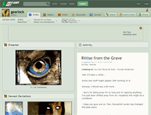 Tablet Screenshot of gearlock.deviantart.com