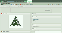 Desktop Screenshot of moon-child93.deviantart.com