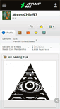 Mobile Screenshot of moon-child93.deviantart.com