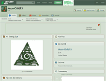 Tablet Screenshot of moon-child93.deviantart.com