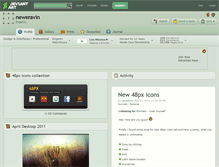 Tablet Screenshot of neweravin.deviantart.com