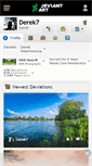 Mobile Screenshot of derek7.deviantart.com