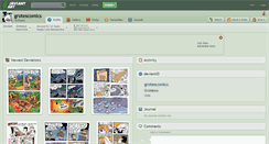 Desktop Screenshot of grotescomics.deviantart.com