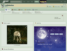 Tablet Screenshot of losrebeckos.deviantart.com