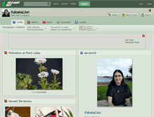 Tablet Screenshot of kabakalion.deviantart.com