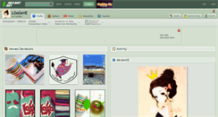 Desktop Screenshot of loooove.deviantart.com