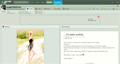 Desktop Screenshot of angelindelirium.deviantart.com