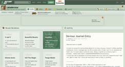 Desktop Screenshot of catadescour.deviantart.com