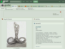 Tablet Screenshot of gwynfyd.deviantart.com