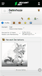 Mobile Screenshot of dalinrhoze.deviantart.com