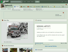 Tablet Screenshot of darkcry22.deviantart.com