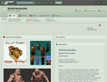 Tablet Screenshot of bullettrainstudios.deviantart.com