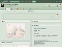 Tablet Screenshot of naruto-uzumaki0000.deviantart.com