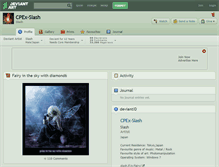 Tablet Screenshot of cpex-slash.deviantart.com