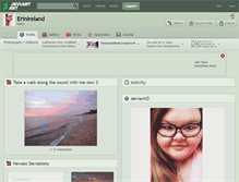 Tablet Screenshot of erinireland.deviantart.com