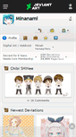 Mobile Screenshot of minanami.deviantart.com