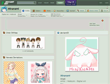 Tablet Screenshot of minanami.deviantart.com
