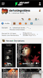 Mobile Screenshot of darksidegoddess.deviantart.com