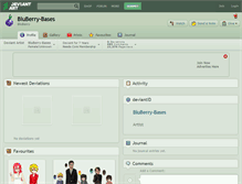 Tablet Screenshot of bluberry-bases.deviantart.com