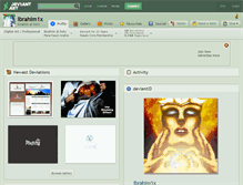 Tablet Screenshot of ibrahim1x.deviantart.com