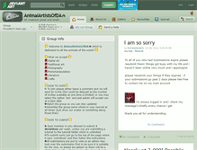 Tablet Screenshot of animalartistsofda.deviantart.com