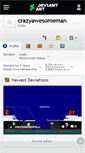 Mobile Screenshot of crazyawesomeman.deviantart.com