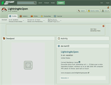 Tablet Screenshot of lightningmcqeen.deviantart.com