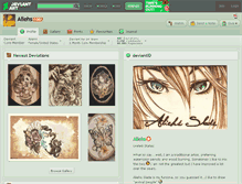 Tablet Screenshot of aliehs.deviantart.com