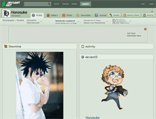 Tablet Screenshot of honosuke.deviantart.com