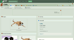 Desktop Screenshot of cadha.deviantart.com