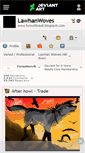 Mobile Screenshot of lawhanwoves.deviantart.com