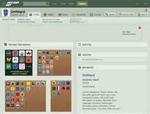 Tablet Screenshot of drnward.deviantart.com