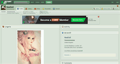 Desktop Screenshot of needoll.deviantart.com