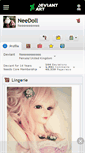 Mobile Screenshot of needoll.deviantart.com