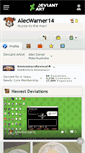Mobile Screenshot of alecwarner14.deviantart.com