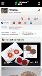 Mobile Screenshot of nimbra.deviantart.com