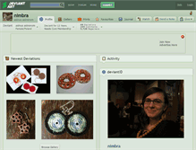 Tablet Screenshot of nimbra.deviantart.com