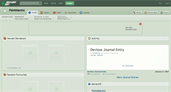 Desktop Screenshot of paintman64.deviantart.com