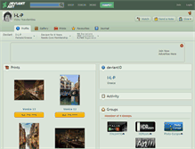 Tablet Screenshot of i-l-p.deviantart.com