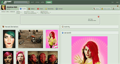 Desktop Screenshot of jessica-666.deviantart.com