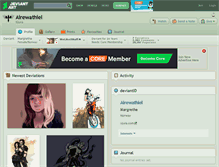 Tablet Screenshot of airewathiel.deviantart.com