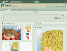 Tablet Screenshot of deterchi.deviantart.com